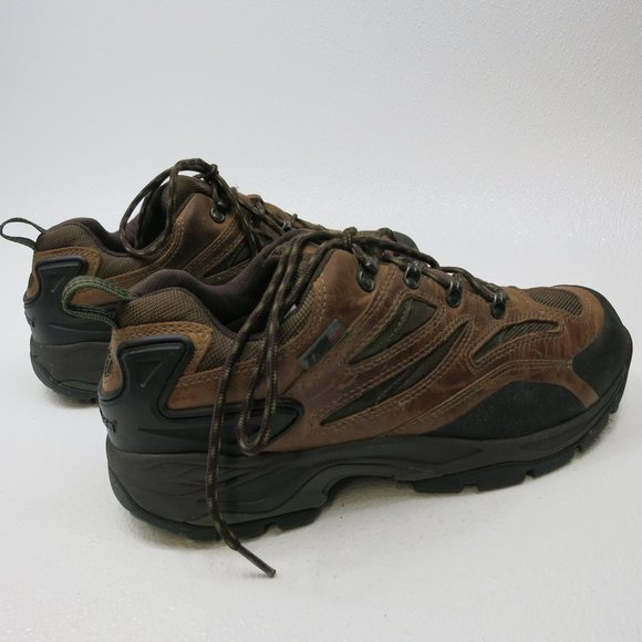 L. L. Bean Leather Fabric Comfort Hiking Outdoors Footwear Shoes Men's Sz 12 M - Picture 4 of 6